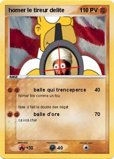 Pokemon homer le tireur delite