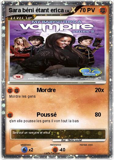 Pokemon Sara béni étant erica