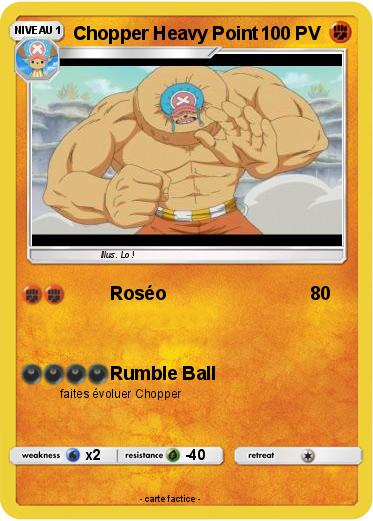Pokemon Chopper Heavy Point