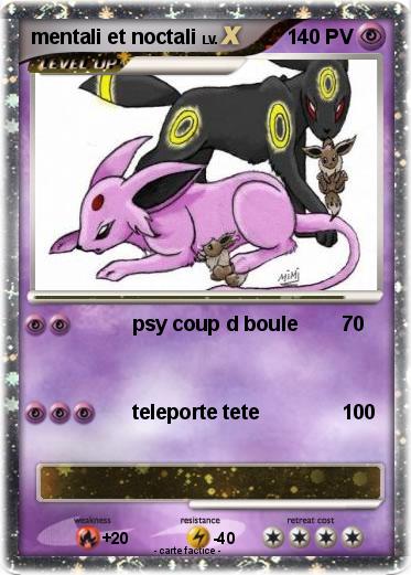 Pokemon mentali et noctali