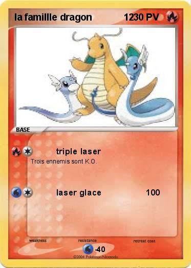 Pokemon la famillle dragon            12