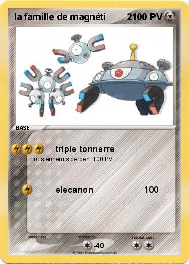 Pokemon la famille de magnéti        2