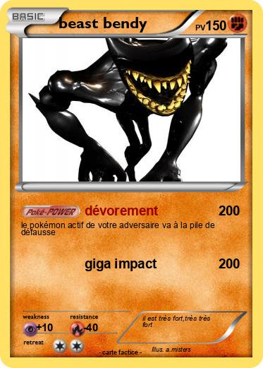 Pokemon beast bendy