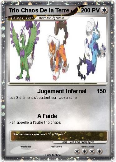 Pokemon Trio Chaos De la Terre