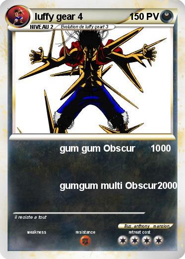 Pokemon luffy gear 4