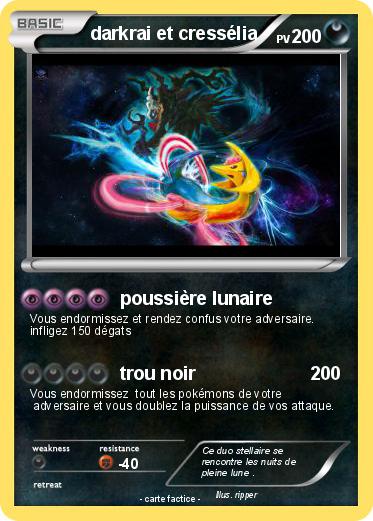 Pokemon darkrai et cressélia