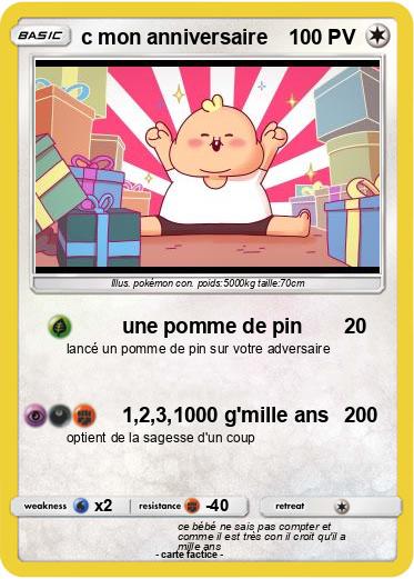 Pokemon c mon anniversaire