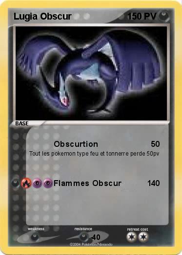 Pokemon Lugia Obscur