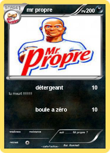 Pokemon mr propre