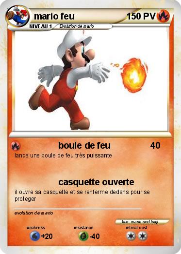 Pokemon mario feu