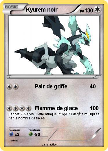 Pokemon Kyurem noir