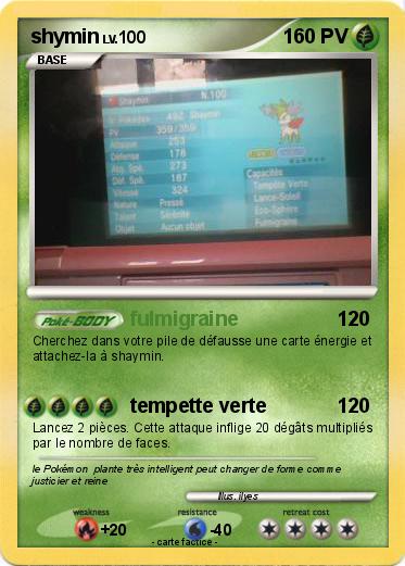 Pokemon shymin