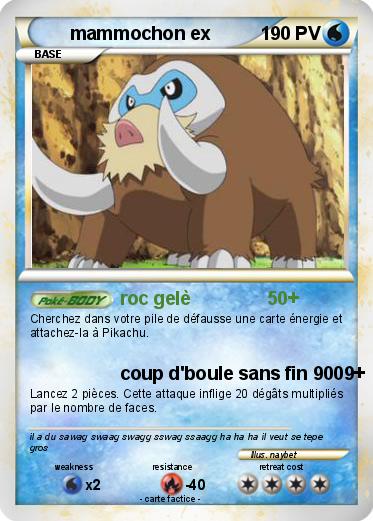 Pokemon mammochon ex