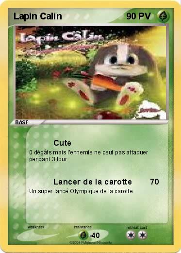 Pokemon Lapin Calin
