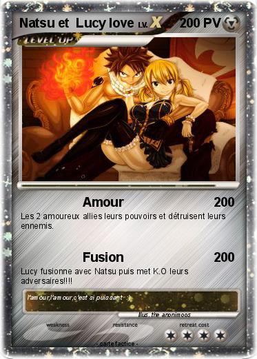 Pokemon Natsu et  Lucy love