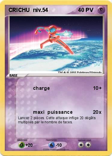 Pokemon CRICHU  niv.54