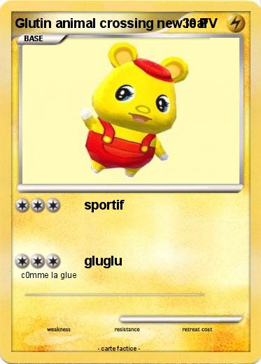 Pokemon Glutin animal crossing new leaf