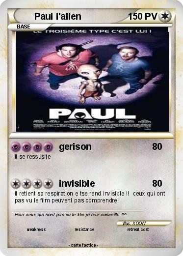 Pokemon Paul l'alien