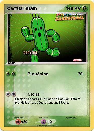 Pokemon Cactuar Slam