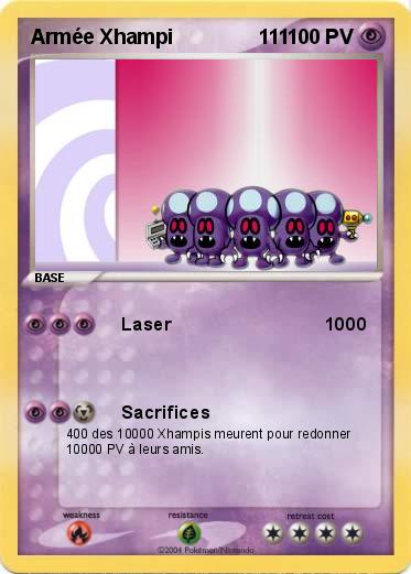 Pokemon Armée Xhampi               111