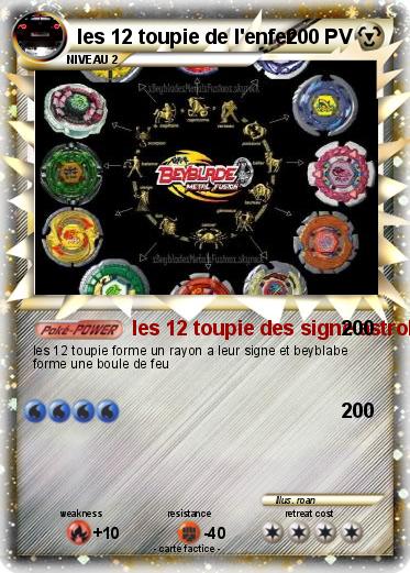 Pokemon les 12 toupie de l'enfer