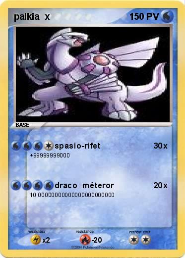 Pokemon palkia  x