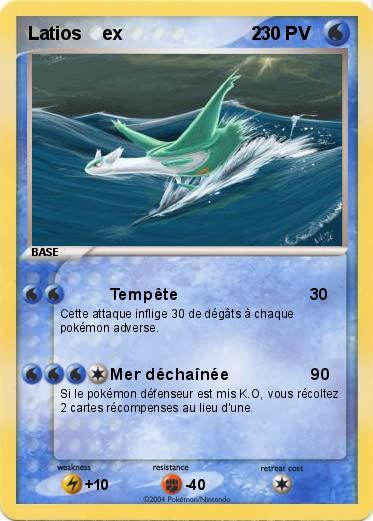 Pokemon Latios    ex                         2
