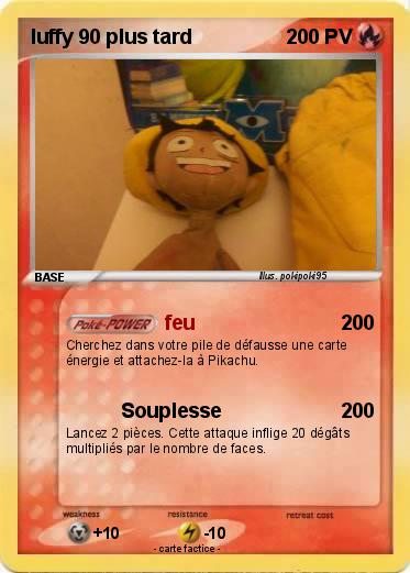 Pokemon luffy 90 plus tard