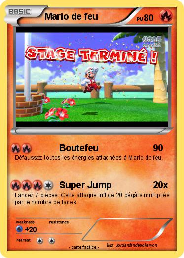 Pokemon Mario de feu