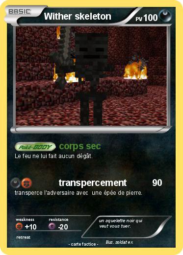 Pokemon Wither skeleton
