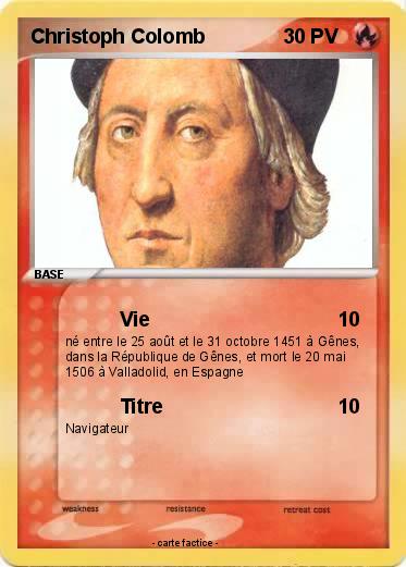 Pokemon Christoph Colomb