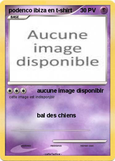 Pokemon podenco ibiza en t-shirt