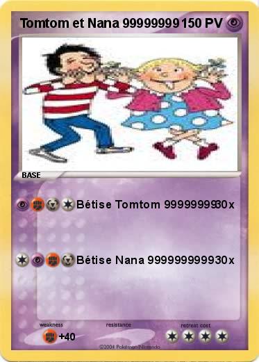Pokemon Tomtom et Nana 99999999