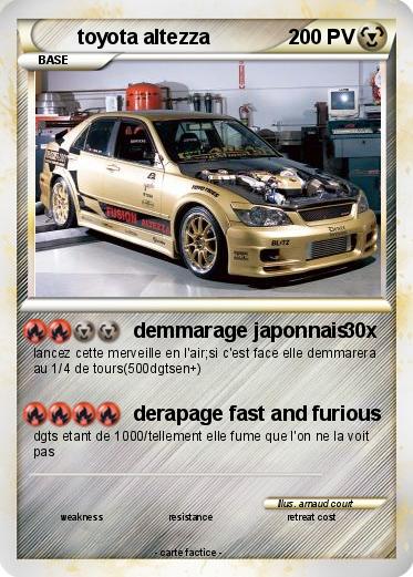 Pokemon toyota altezza