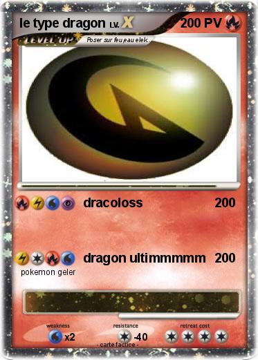 Pokemon le type dragon