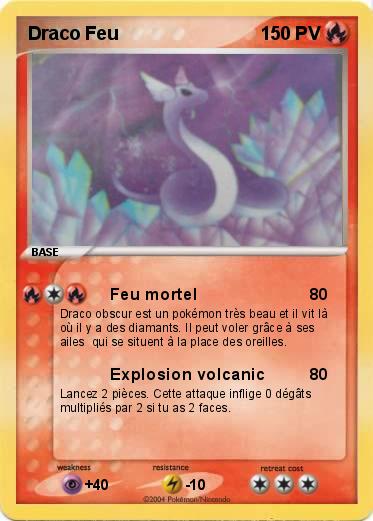 Pokemon Draco Feu