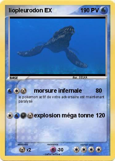 Pokemon liopleurodon EX