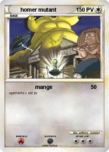 Pokemon homer mutant