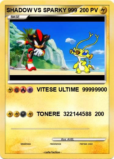 Pokemon SHADOW VS SPARKY 999