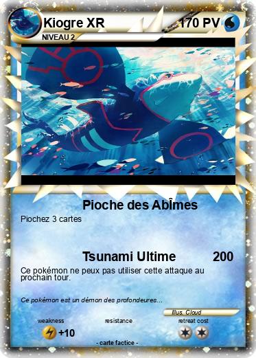 Pokemon Kiogre XR