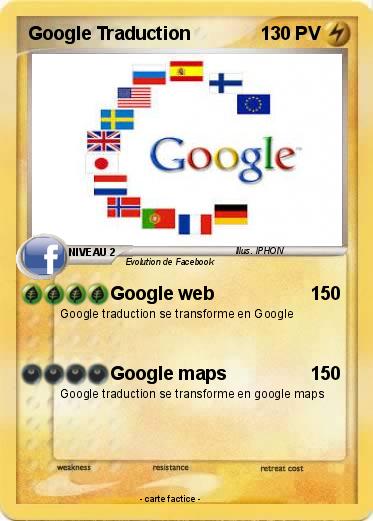 Pokemon Google Traduction