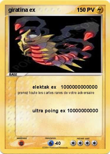 Pokemon giratina ex