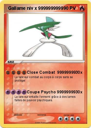 Pokemon  Gallame niv x 9999999999