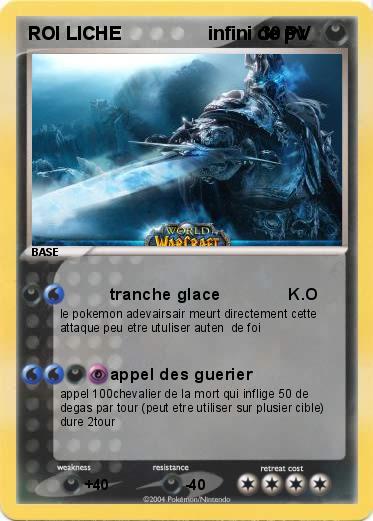 Pokemon ROI LICHE                 infini de pv