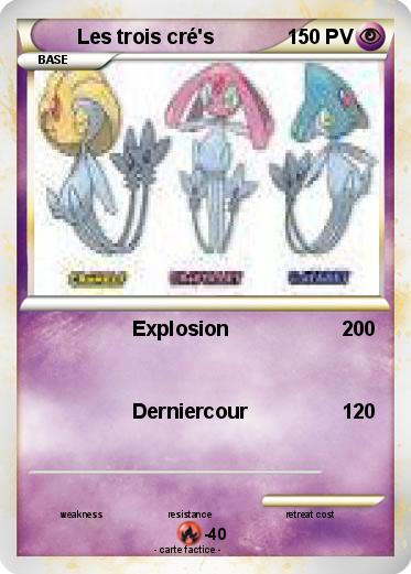 Pokemon Les trois cré's