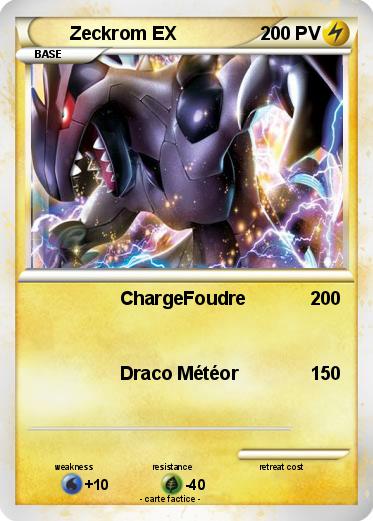 Pokemon Zeckrom EX