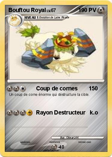 Pokemon Bouftou Royal