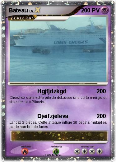 Pokemon Bateau