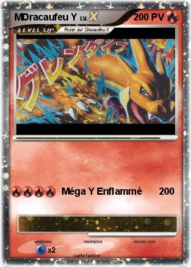 Pokemon MDracaufeu Y