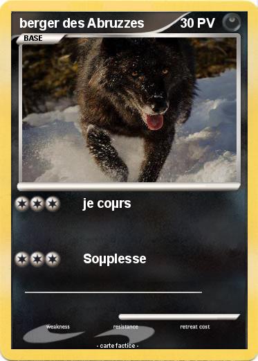 Pokemon berger des Abruzzes